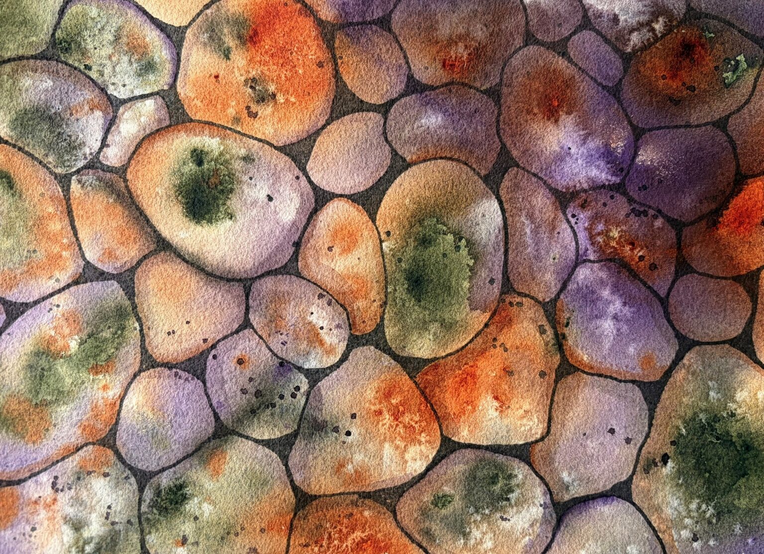 Sammalkivet, 23 x 31cm, 2026, Katri Manderbacka